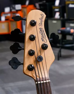 Sterling by Music Man - StingRay Ray35HH 5-String Bass - Amber 2